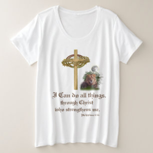 ピリピ4:16 プラスサイズTシャツ