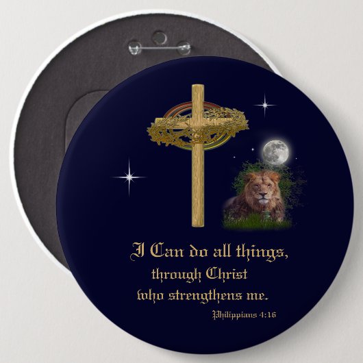 ピリピ4:16 缶バッジ (正面&裏面)