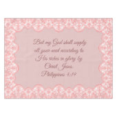 ピリピ4:19 テーブルクロス (正面(横))