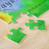 ピリピ4:4主にあって喜ぶ ジグソーパズル (側面)