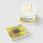 ピリピ4:4主に喜びなさい！聖書 ストーンコースター (横)