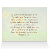 ピリピ4:4主に喜ぶ常にカード (内部横(上))