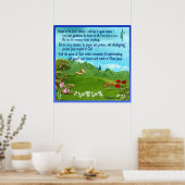 ピリピ4:4聖なる書物、 経典ポスター ポスター (キッチン)