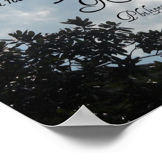 ピリピ4:4 ポスター (角)