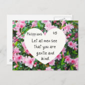 ピリピ4:5 ポストカード (正面/裏面)