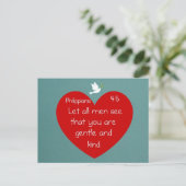 ピリピ4:5 ポストカード (スタンド正面)