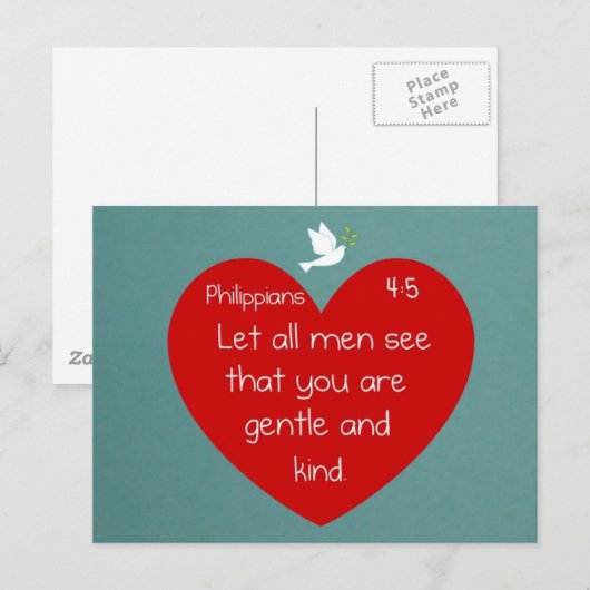 ピリピ4:5 ポストカード (正面/裏面)