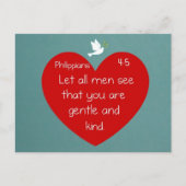 ピリピ4:5 ポストカード (正面)