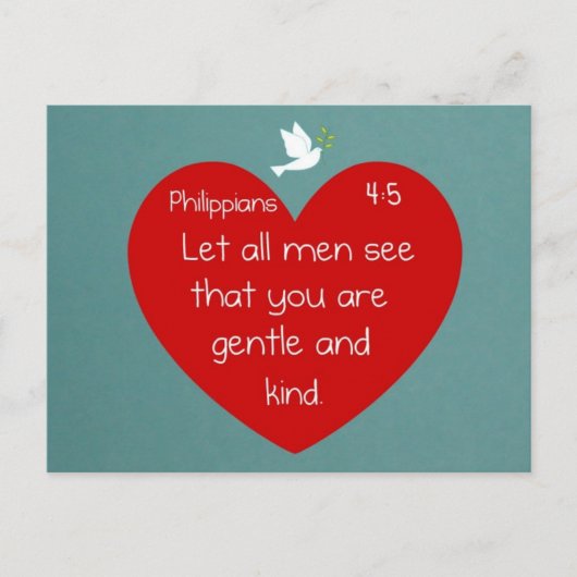 ピリピ4:5 ポストカード (正面)