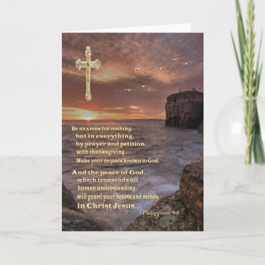 ピリピ4:6クリスチャンのカード シーズンカード (正面)