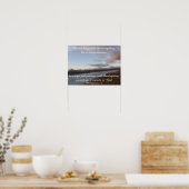 ピリピ4:6バイブル聖なる書物、 経典レイクウォーター ポスター (キッチン)