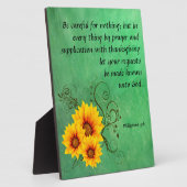 ピリピ4:6プラーク フォトプラーク (側面)