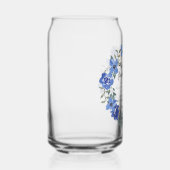 ピリピ4:6何も心配しない青いフローラ ガラス缶 (右)