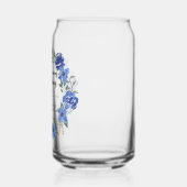 ピリピ4:6何も心配しない青いフローラ ガラス缶 (左)