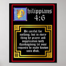ピリピ4:6啓示された手紙の聖句