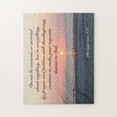 ピリピ4:6聖書を心配したり心配したりしてはいけない ジグソーパズル (縦)