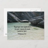 ピリピ4:6 ポストカード (正面/裏面)