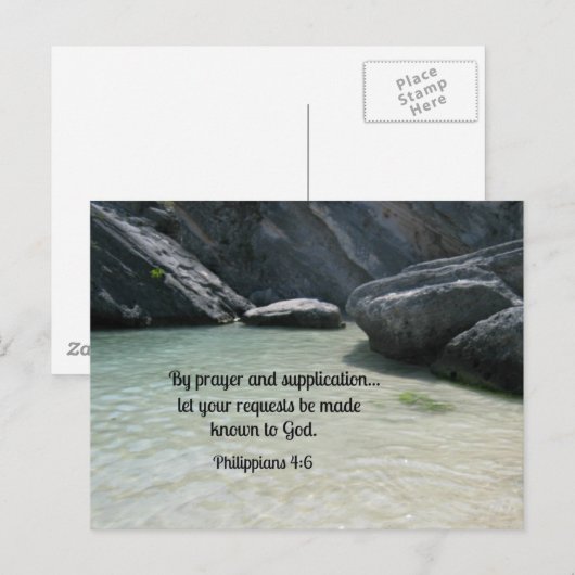 ピリピ4:6 ポストカード (正面/裏面)