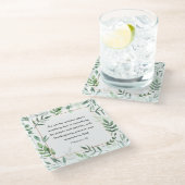 ピリピ4:6、聖書聖句、キリスト教 ガラスコースター (アングル)