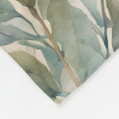 ピリピ4:6-7キリスト教聖書聖句の水色 フリースブランケット (角)