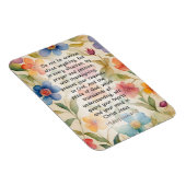 ピリピ4:6-7キリスト教聖書聖句の水色 マグネット (右側)