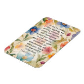 ピリピ4:6-7キリスト教聖書聖句の水色 マグネット (左側)