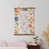 ピリピ4:6-7キリスト教聖書聖句の水色 吊り下げ型タペストリー (寝室)