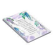 ピリピ4:6-7祈すべての聖書 ノートブック (右側)