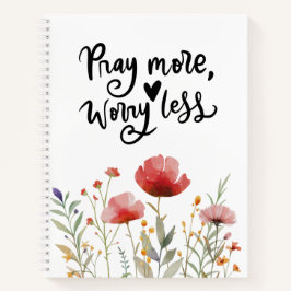 ピリピ4:6-7祈もっと心配なく聖書の聖句 ノートブック