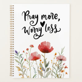 ピリピ4:6-7祈もっと心配なく聖書の聖句 プランナー手帳