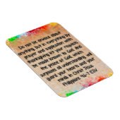 ピリピ4:6-7聖書の聖句 マグネット (右側)