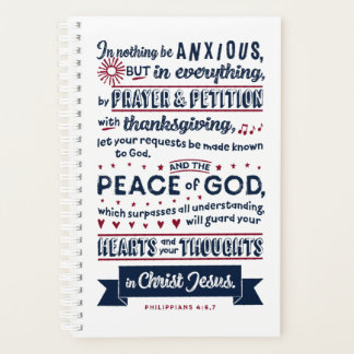 ピリピ4:6, 7 プランナー手帳