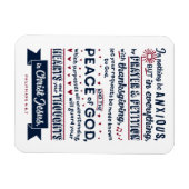 ピリピ4:6, 7 マグネット (横)