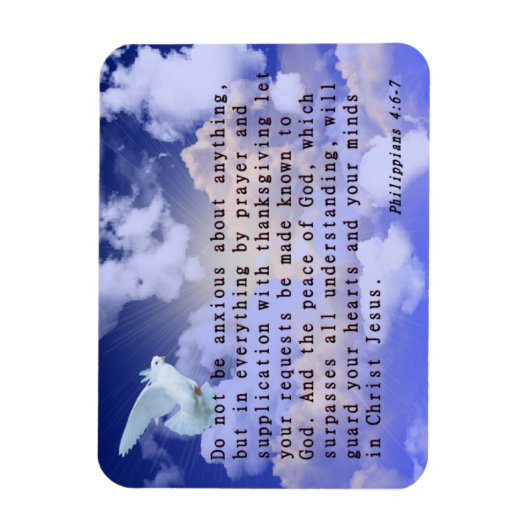 ピリピ4:6-7 マグネット (縦)