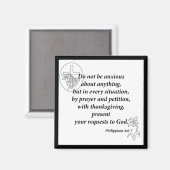 ピリピ4:6-7 マグネット (正面/裏面)