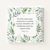 ピリピ4:6, Bible Verse, ノートブック (裏面)