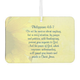 ピリピ4:7神の平安はあなたのハートを守る カーエアーフレッシュナー