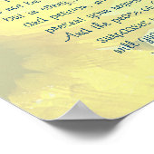 ピリピ4:7神の平安はあなたのハートを守る ポスター (角)