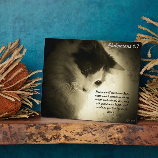 ピリピ4:7 フォトプラーク (側面)