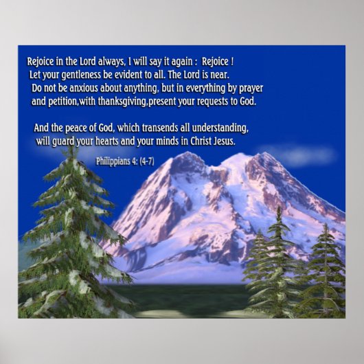 ピリピ4:7 ポスター (正面)