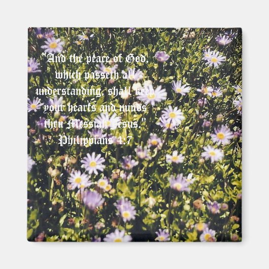 ピリピ4:7 マグネット (正面)