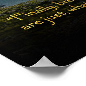 ピリピ4:8キリスト教の聖書の詩のポスター ポスター (角)