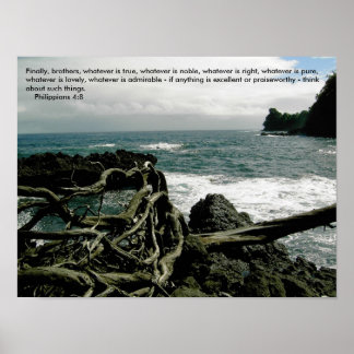 ピリピ4:8ポスター ポスター