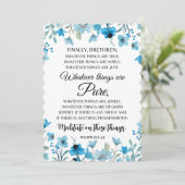 ピリピ4:8何が尊いフローラ シーズンカード (スタンド正面)