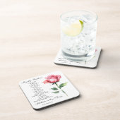 ピリピ4:8何でも尊き花 コースター (右側)