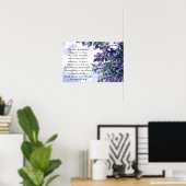 ピリピ4:8真の聖書の節は何であれ ポスター (ホームオフィス)