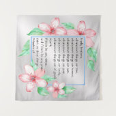 ピリピ4:8 タペストリー (正面(横))