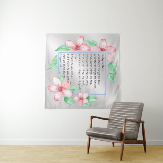 ピリピ4:8 タペストリー (インサイチュ(横))