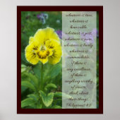 ピリピ4:8 ポスター (正面)