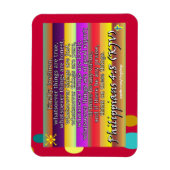 ピリピ4:8 マグネット (縦)